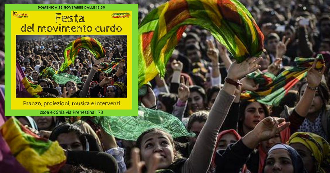 Live alla festa del movimento curdo - Roma