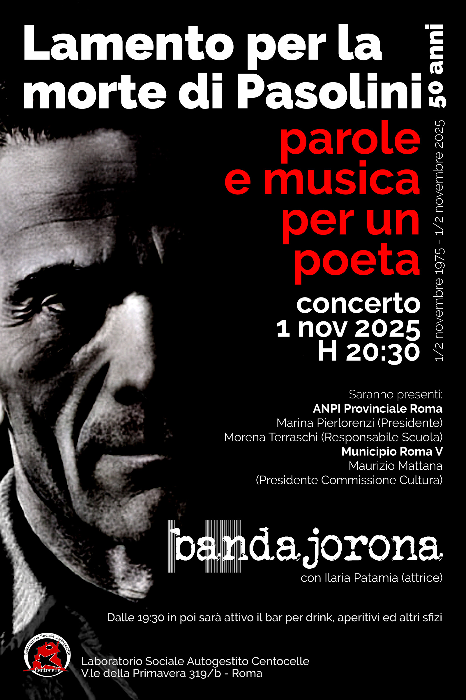 Scarica la locandina e condividi su siti Web, Social Network, Status e Stories