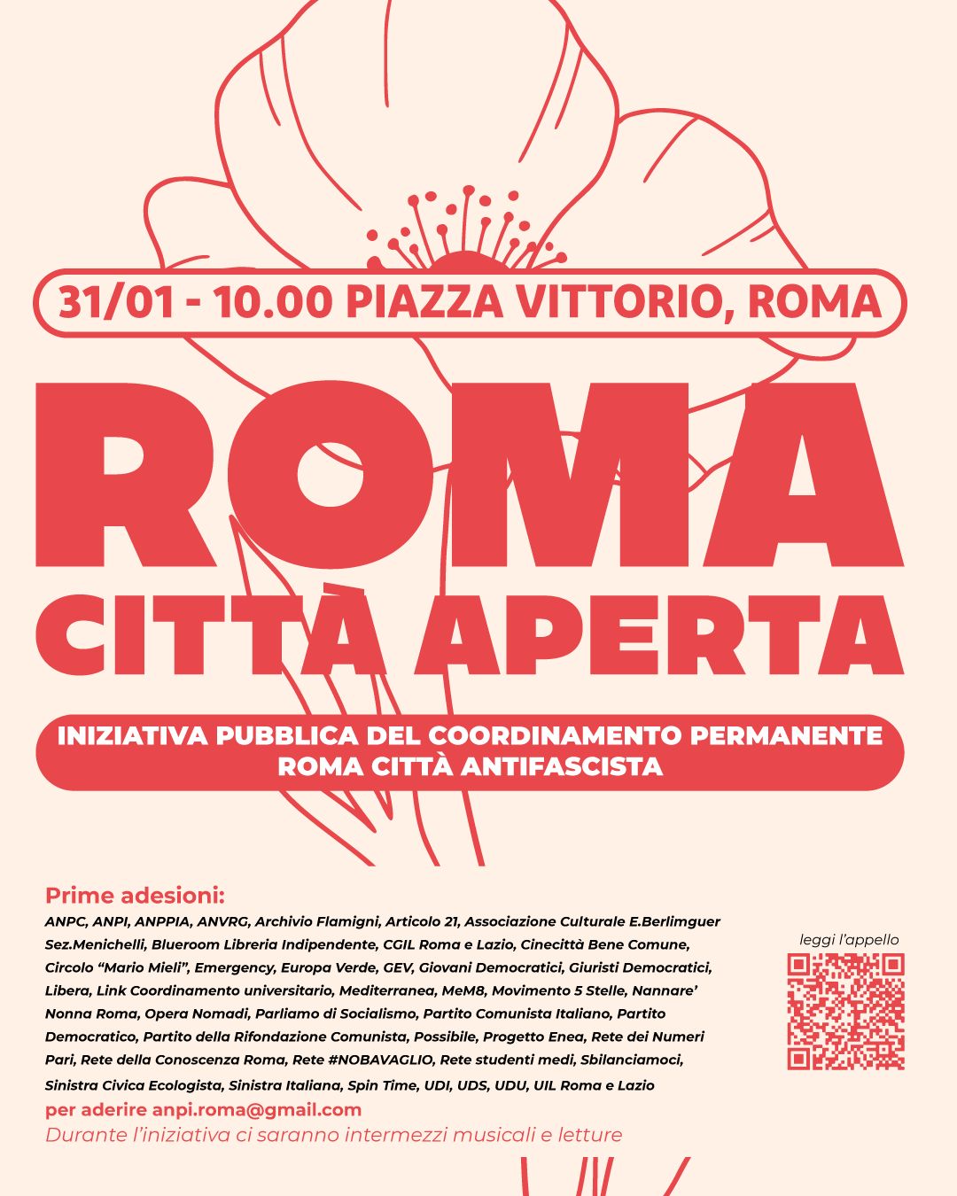 Roma città aperta - Piazza Vittorio Emanuele II - Roma (Esquilino) - locandina Roma città aperta - Piazza Vittorio Emanuele II - Roma (Esquilino) - locandina