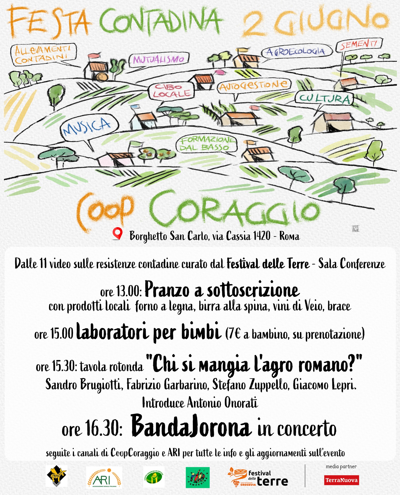 Festa contadina dell'agripubblica - locandina Festa contadina dell'agripubblica - locandina